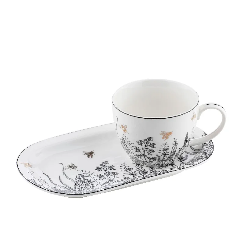 Ashdene Queen Bee Mug and Plate Set