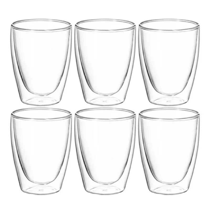 Avanti Twin Wall Glass Cafe (Set of 6)