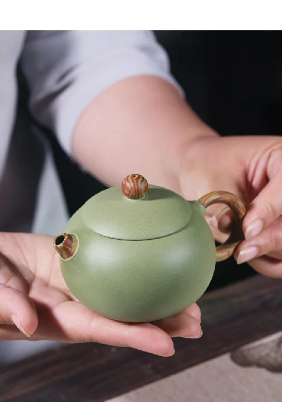 Gohobi Green Yixing Clay Teapot