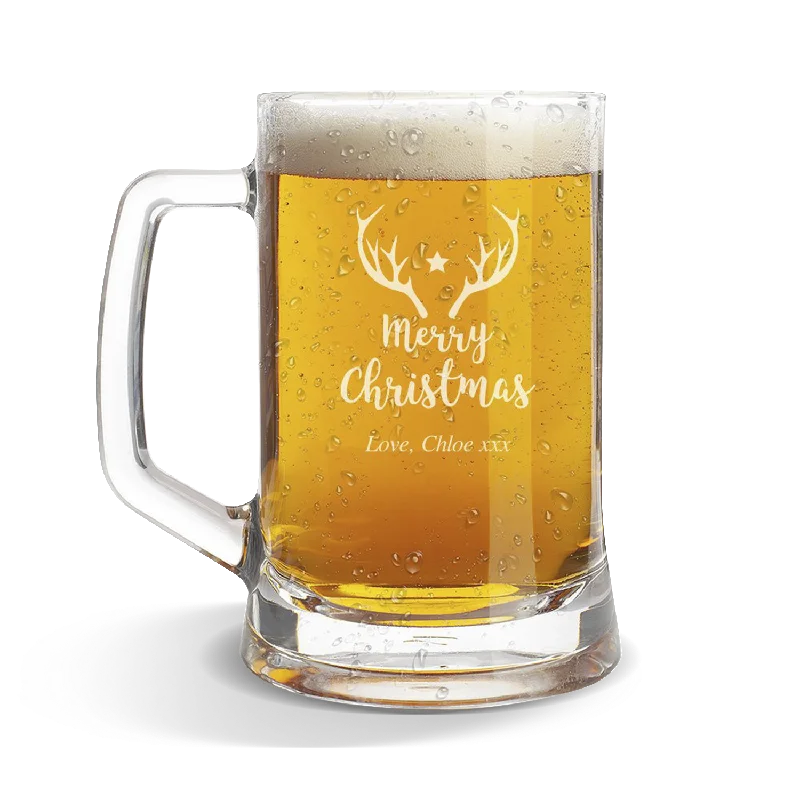 Star Glass Beer Mug