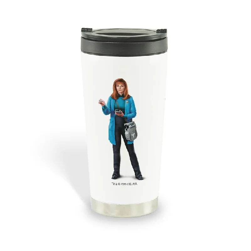 Star Trek: The Next Generation Beverly Crusher 16 oz Stainless Steel Thermal Travel Mug